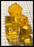 Dice : Dice - DM Collection - Armory Yellow Transparent 2nd Generation Extras